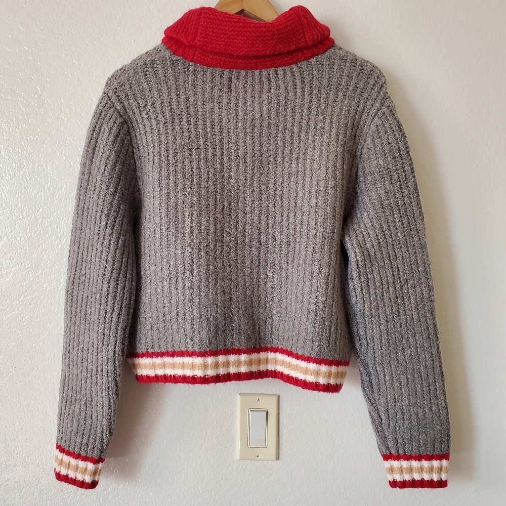 Knit Collared Jacket - image 4